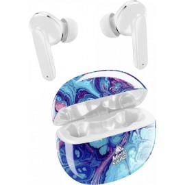 Cellular Line Music Sound In-ear Bluetooth Handsfree Ακουστικά με Θήκη Φόρτισης Purple/White