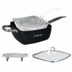 Τηγάνι Cheffinger 4 Pieces Marble Coated Square Deep Frying Pan Set
