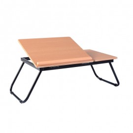 Costway Τραπεζάκι για Laptop Καφέ (HW67555)