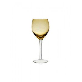 Cryspo Trio Amber Σετ Ποτήρια Νερού από Γυαλί Irid..