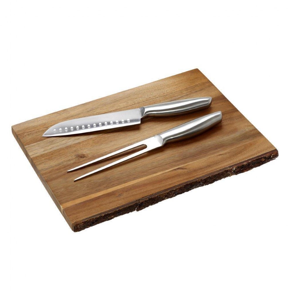 Cryspo Trio Επιφάνεια Κοπής Ξύλινη 38x28cm