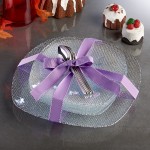 Cryspo Trio Goya Σερβίτσιο Πιάτων Γυάλινο Λευκό 7τμχ