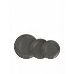 Cryspo Trio Jasper Σερβίτσιο Πιάτων από Πορσελάνη Γκρι 18τμχ