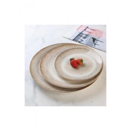 Cryspo Trio Mayo Σερβίτσιο Πιάτων από Πορσελάνη Καφέ 20τμχ