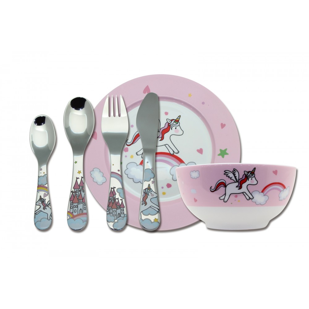 Cryspo Trio Σερβίτσιο Πιάτων από Πορσελάνη Λευκό 6τμχ