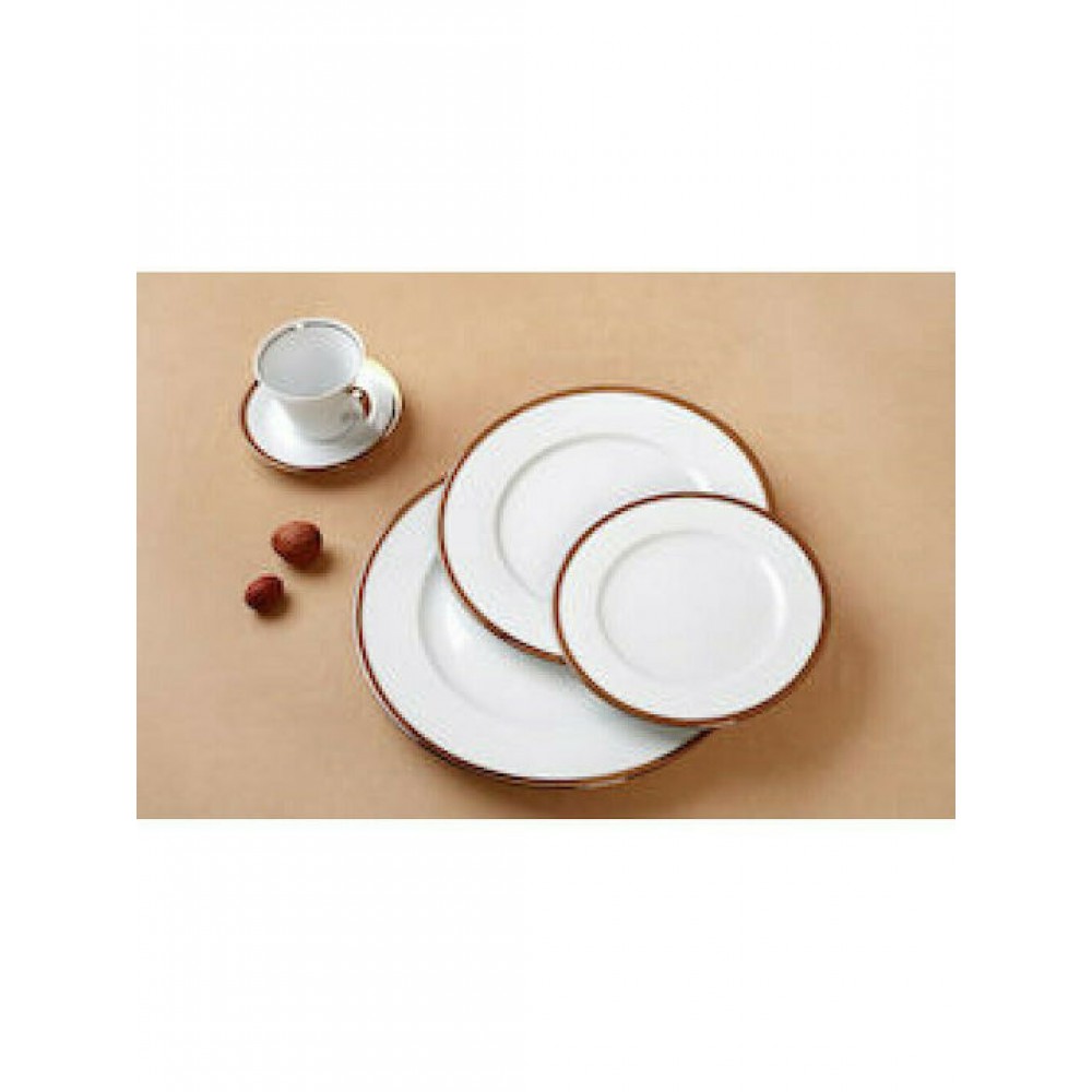 Cryspo Trio Σερβίτσιο Πιάτων από Πορσελάνη Rosegold 20τμχ