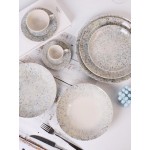 Σετ Φαγητού Poplin 20 τμχ Inglaze Stoneware Cryspo Trio 