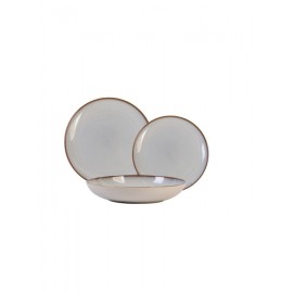 Σετ 20 Τμχ Φαγητού Stoneware της Cryspo Trio Portosanto 