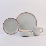 Σετ 20 Τμχ Φαγητού Stoneware της Cryspo Trio Portosanto 