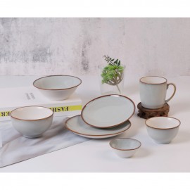 Σετ 20 Τμχ Φαγητού Stoneware της Cryspo Trio Portosanto 