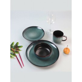 Σετ 18 Τμχ Φαγητού Stoneware της Cryspo Trio PortoFino