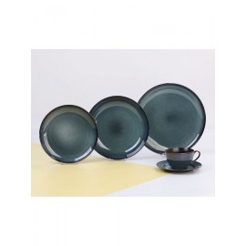 Σετ 18 Τμχ Φαγητού Stoneware της Cryspo Trio PortoFino