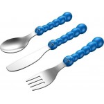 Cryspo Trio Σετ Βρεφικά Μαχαιροπίρουνα Bloo από Μέταλλο 3τμχ