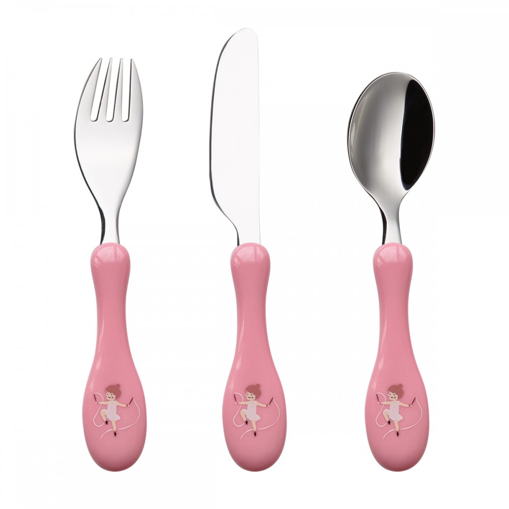 Cryspo Trio Σετ Βρεφικά Μαχαιροπίρουνα από Μέταλλο 3τμχ