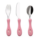 Cryspo Trio Σετ Βρεφικά Μαχαιροπίρουνα από Μέταλλο 3τμχ