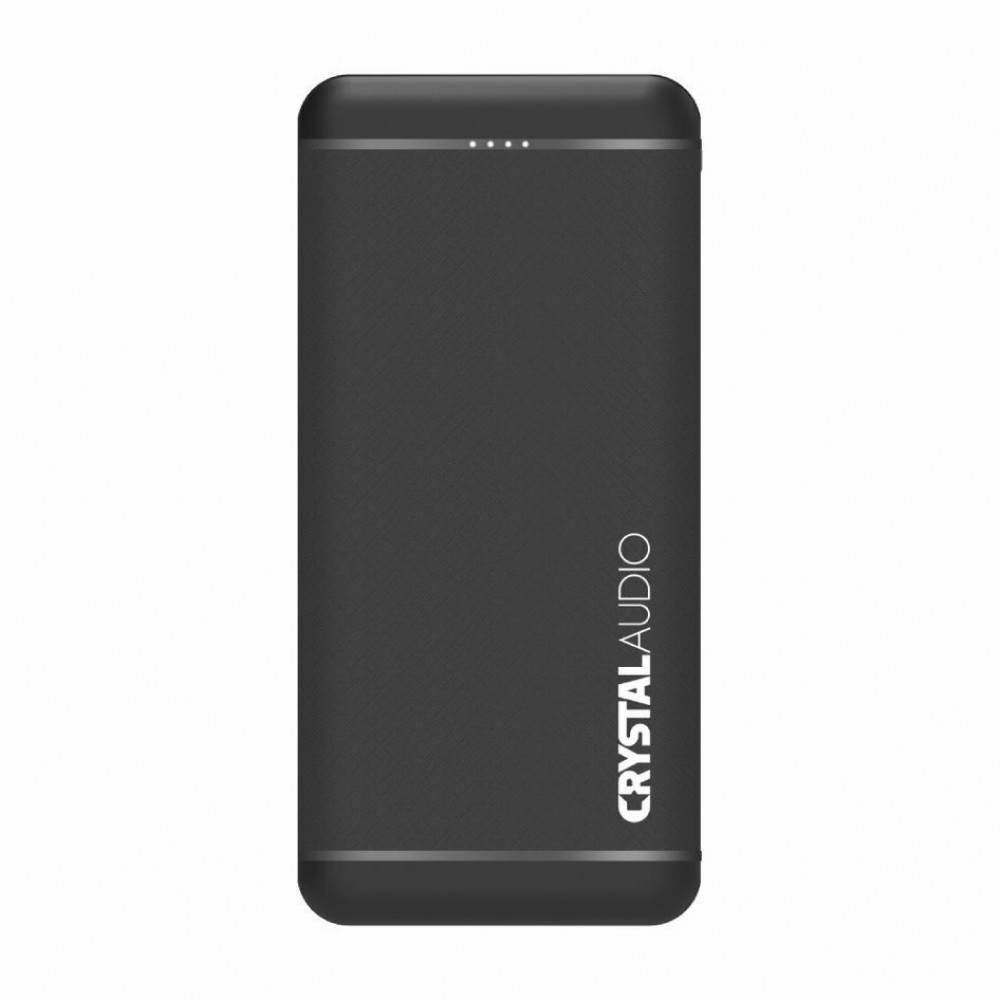 Crystal Audio Power Bank 1000mAh με Θύρα USB-C Μαύρο