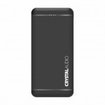 Crystal Audio Power Bank 1000mAh με Θύρα USB-C Μαύρο
