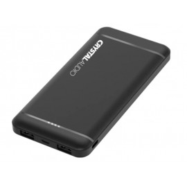 Crystal Audio Power Bank 1000mAh με Θύρα USB-C Μαύρο