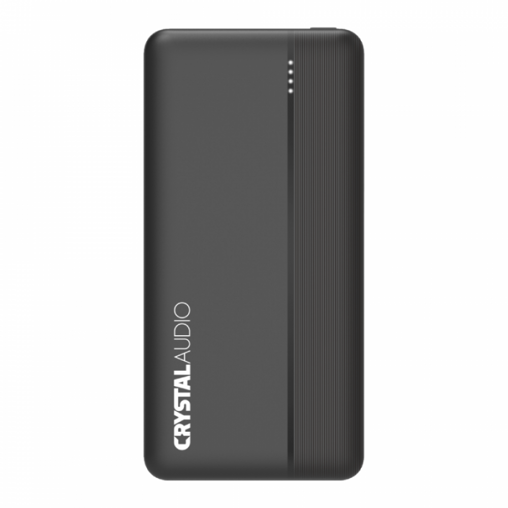 Crystal Audio Power Bank 10000mAh Power Delivery Μαύρο