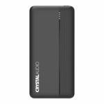 Crystal Audio Power Bank 10000mAh Power Delivery Μαύρο