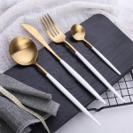 Σετ 24 τμχ μαχαιροπίρουνα Senso White Gold Matt