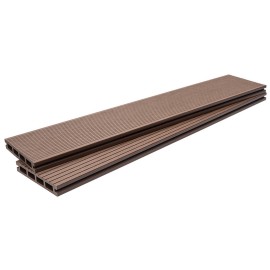 Newplan Πλακάκι για Δάπεδο Κήπου από WPC 360x14cm Brown 23/140mm