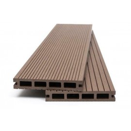 Newplan Πλακάκι για Δάπεδο Κήπου από WPC 360x14cm Brown 23/140mm