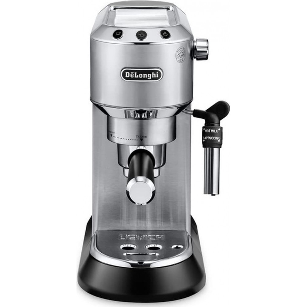 De'Longhi Dedica Pump Μηχανή Espresso 1300W Πίεσης 15bar Ασημί