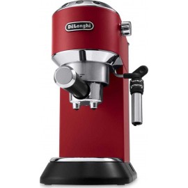De'Longhi Dedica Pump Μηχανή Espresso 1300W Πίεσης 15bar Κόκκινη