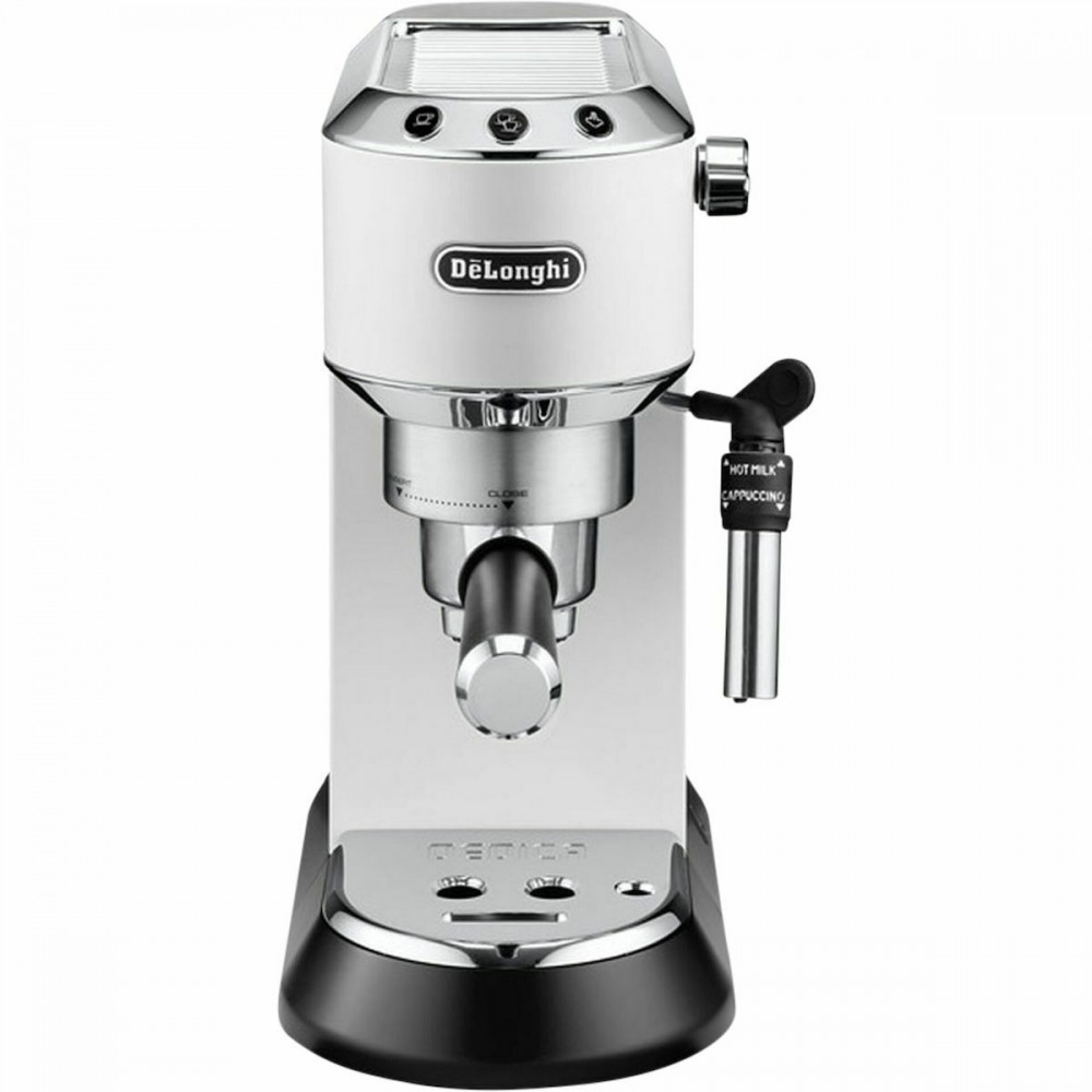 De'Longhi Dedica Pump Μηχανή Espresso 1300W Πίεσης 15bar Λευκή