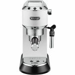 De'Longhi Dedica Pump Μηχανή Espresso 1300W Πίεσης 15bar Λευκή