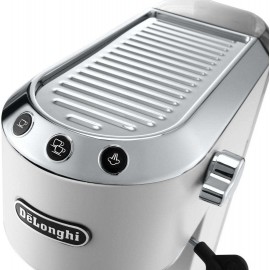 De'Longhi Dedica Pump Μηχανή Espresso 1300W Πίεσης 15bar Λευκή