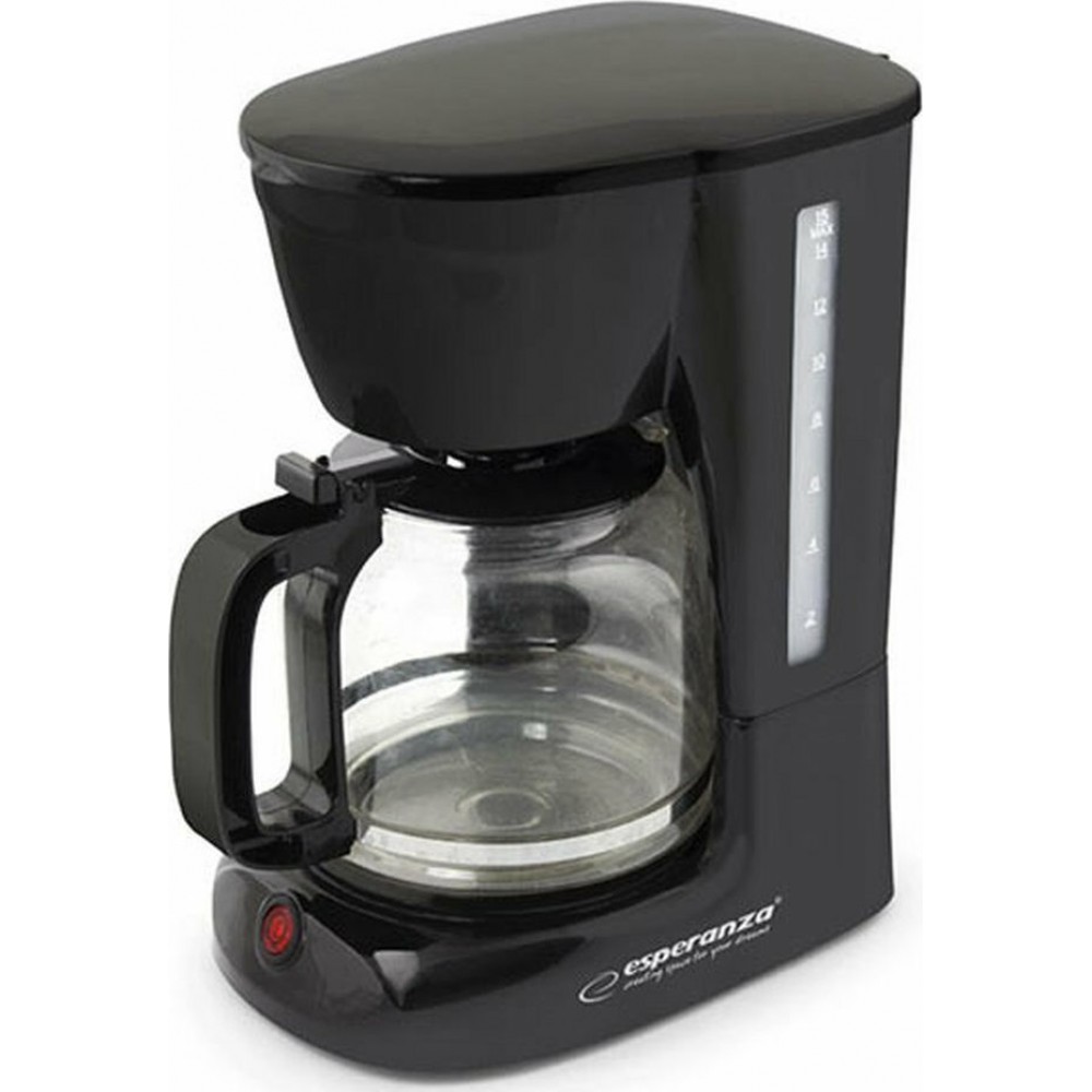 Esperanza Καφετιέρα Φίλτρου 950W Black EKC005