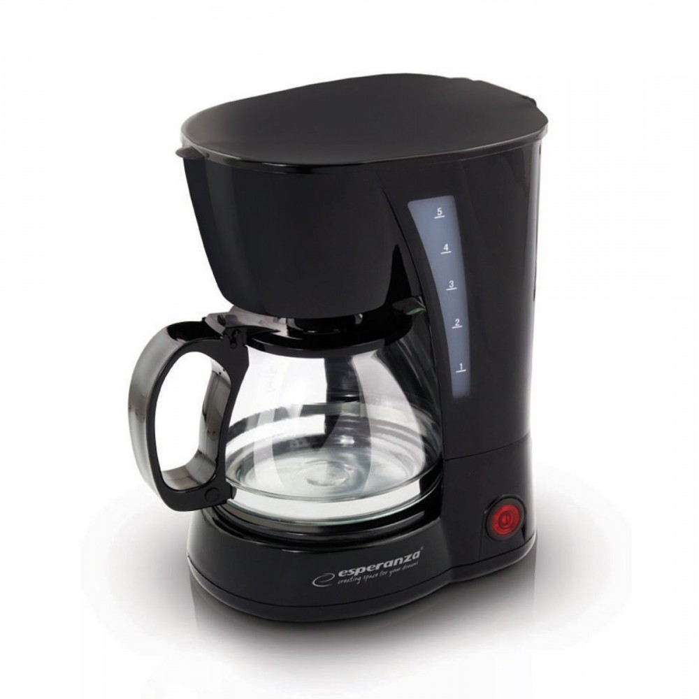 Esperanza Robusta Καφετιέρα Φίλτρου 650W Black EKC006