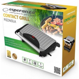 Esperanza Pizzaiola Τοστιέρα για 2 Τοστ 750W Γκρι EKG005