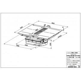Faber Galileo Slim F600 Επαγωγική Εστία Αυτόνομη με Απορροφητήρα 60x50εκ.