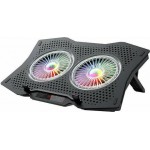 Havit F2072 Cooling Pad για Laptop έως 17" με 2 Ανεμιστήρες και Φωτισμό