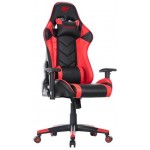 Havit GC932 Καρέκλα Gaming Δερματίνης με Ρυθμιζόμενα Μπράτσα Μαύρο/Κόκκινο
