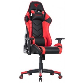 Havit GC932 Καρέκλα Gaming Δερματίνης με Ρυθμιζόμενα Μπράτσα Μαύρο/Κόκκινο