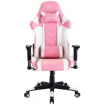 Havit GC932 Καρέκλα Gaming Δερματίνης με Ρυθμιζόμενα Μπράτσα Λευκό/Ροζ Havit GC932 Καρέκλα Gaming Δερματίνης με Ρυθμιζόμενα Μπράτσα Λευκό/Ροζ