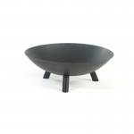 Inkazen Beringa Τζάκι Εξωτερικού Χώρου Μεταλλικό Μαύρο 60x60x20cm