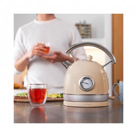 Cecotec Thermosense 420 Vintage Βραστήρας 1.8lt 2200W Μπεζ