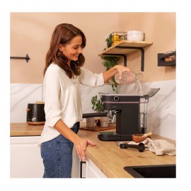 Cecotec Cafelizzia 890 Pro Μηχανή Espresso 1350W Πίεσης 20bar για cappuccino Rose