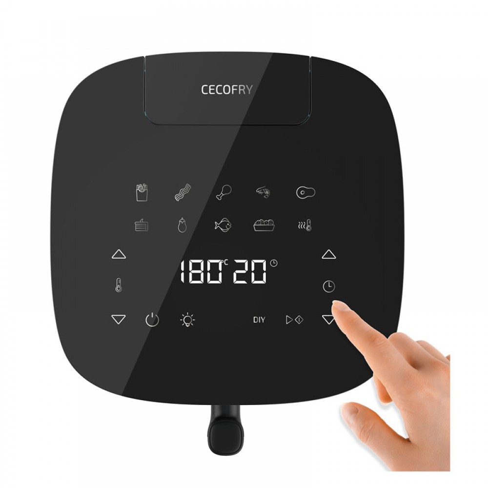 Cecotec Cecofry Neon 5000 04983 Φριτέζα Αέρος με Αποσπώμενο Κάδο 5lt Μαύρη
