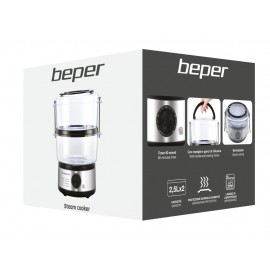 Beper BC.261 Ατμομάγειρας με 2 δοχεία 500W - 5lit