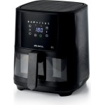Ariete Air Fryer Glass 8438 Φριτέζα Αέρος με Αποσπώμενο Κάδο 6lt Μαύρη