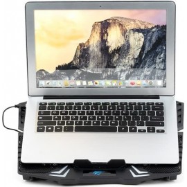 Havit F2082 Cooling Pad για Laptop έως 17.3" με 5 Ανεμιστήρες και Φωτισμό