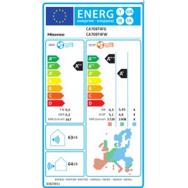 Hisense Easy Smart Κλιματιστικό Inverter 24000 BTU A++/A+ CA70BT4FG/CA70BT4FW