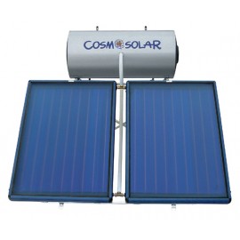 Cosmosolar Ηλιακός 150L INOX (ΜΕΣΑ -ΕΞΩ) ΜΕ 2,3 Συλλέκτη Διπλής Ενέργειας σε Ταράτσα