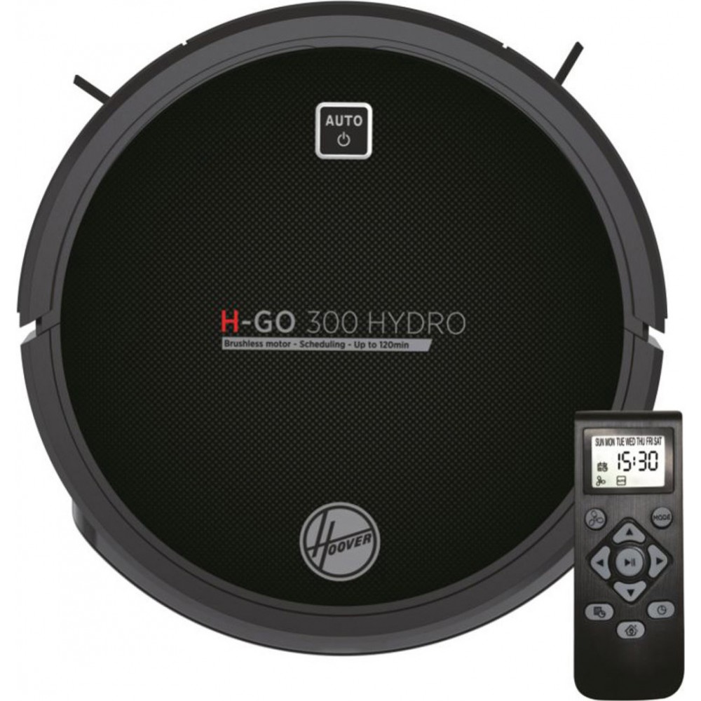 Hoover H-GO320H 011 Σκούπα Ρομπότ για Σκούπισμα & Σφουγγάρισμα Μαύρη